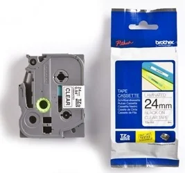 Brother taśma 24mm black on clear TZE151 - Akcesoria do kas i terminali - miniaturka - grafika 8