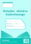 Druki akcydensowe - Typograf Druk Książka Obiektu Budowlanego 02299 TP149 - miniaturka - grafika 1