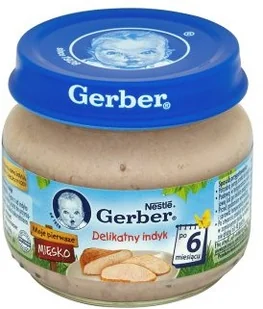 Gerber Moje pierwsze mięsko Delikatny indyk po 6 miesiącu 80 g - Dania dla dzieci - miniaturka - grafika 2
