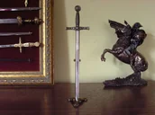 Repliki - broń - WŁOCHY NOŻYK DO LISTÓW MIECZ EXCALIBUR - miniaturka - grafika 1