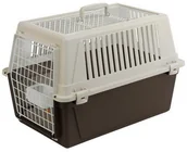 Transportery dla kotów - Ferplast Atlas 30 Open - Transporter z otwieranym sufitem beżowo-brązowy [730170 - miniaturka - grafika 1