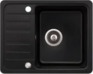 Zlewozmywaki - Aquasanita Notus SQ102-601AW Czarny metalik - miniaturka - grafika 1