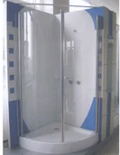 Kabiny prysznicowe - Askopol Sircco 90x90 profil chrom szkło transparentne + brodzik - miniaturka - grafika 1