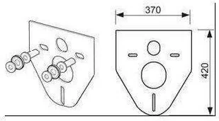 TECE uszczelka akustyczna do WC i bidetu 9.200.010 - Spłuczki - miniaturka - grafika 3