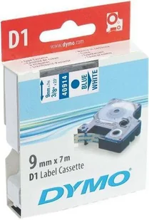 Dymo Taśma D1-9mm/7m, niebieski/biały S0720690 - Tablice BHP - miniaturka - grafika 4