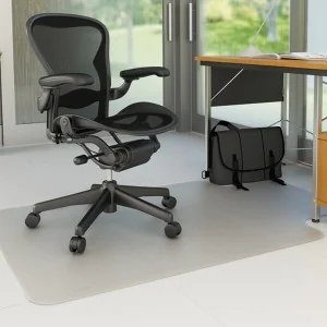 Q-Connect PBS Mata pod krzesło na twarde podłogi T 114x135 cm PB086 - Podnóżki, podpórki, podkładki Q-Connect PBS Mata pod krzesło na twarde podłogi T 114x135 cm PB086 - Podnóżki, podpórki, podkładki - miniaturka - grafika 1