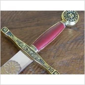 Repliki - broń - Płatnerze hiszpańscy NOŻYK DO LISTÓW MIECZ EXCALIBUR ARTURA - miniaturka - grafika 1