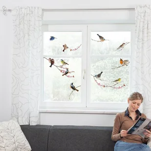 Naklejka Ptaki 31 x 31 cm 2 szt. - Naklejki na ścianę - miniaturka - grafika 2