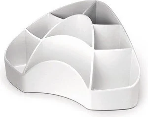 ARDA Przybornik biurowy włoskiej marki (biały) 7121B - Przyborniki na biurko - miniaturka - grafika 2