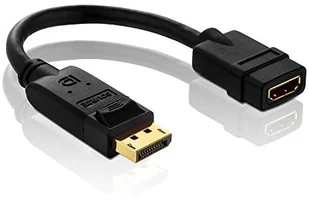 Purelink DisplayPort/HDMI Adapter basic+ Serie 0,10m PI155 - Adaptery i przejściówki - miniaturka - grafika 2