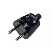 Kostki, złączki, wtyczki - Orno POLSKA Wtyczka prosta rozbieralna 2P WT-20/CZARNY - miniaturka - grafika 1