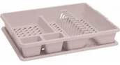 Suszarki do naczyń - Curver Poland Sp. z o. o. SUSZARKA DO NACZYŃ+TACA BEŻOWA (176040) - miniaturka - grafika 1