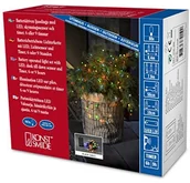 Pozostałe oświetlenie - Konstsmide 3741 500 lampa Globe LED łańcuch świetlny z okrągłymi diody/na zewnątrz (IP44)/zasilana na baterie: 4 X AA 1.5 V (brak w wyposażeniu)/O czujnik światła, 6h i 9H Timer i włą - miniaturka - grafika 1