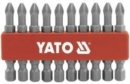 YATO Końcówki wkrętakowe ph2x75 mm, kpl. 10 szt. YT-0480 - Bity - miniaturka - grafika 2