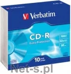 Nośniki danych - Verbatim CD-R [ Slim 10 | 700MB | 52x | DataLife ] (V43415) - miniaturka - grafika 1