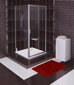 Ścianki i drzwi prysznicowe - Ravak Blix ścianka stała 90 srebrny przeźroczyste ANTICALC BLPS 9BH70C00Z1 - miniaturka - grafika 1