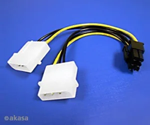 Akasa KABEL 6PIN AK-CB4-6 zasil. do VGA - Kable komputerowe i do monitorów - miniaturka - grafika 3