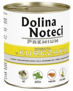 Dolina Noteci Premium Pies Kurczak Puszka 800g - Mokra karma dla psów - miniaturka - grafika 4