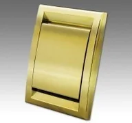 Gniazdka elektryczne - Beam Gniazdo ścienne DECO plastikowe złote - miniaturka - grafika 1