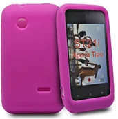 Etui i futerały do telefonów - Sony Accessory Master pokrowiec ochronny z silikonu do Xperia tipo ST21i, rose - miniaturka - grafika 1