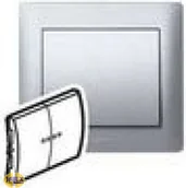 Wyłączniki światła i elektryczne - Legrand Sistena Life Klawisz podwójny podświetlany 771379 - miniaturka - grafika 1