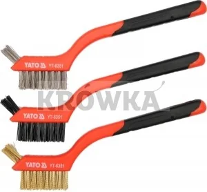 Yato Szczotki druciane 3 szt. YT-6351 - Dłuta - miniaturka - grafika 8