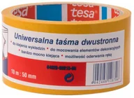 Kleje i inne preparaty budowlane - Tesa Taśma montażowa dwustronna uniwersalna 50 mm x 10 m - miniaturka - grafika 1