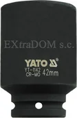 Nasadki do elektronarzędzi - Yato nasadka udarowa długa 3/4 42 mm YT-1142 - miniaturka - grafika 1