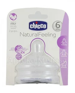 Chicco Smoczek do kaszki NaturalFeeling 6m+ - Smoczki do butelek - miniaturka - grafika 2