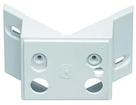 Akcesoria do oświetlenia - Steinel EWH 02 630669 uchwyt narożny do H 150, HS 150, HS-FE 150, szybki montaż za pomocą śrub na zewnętrznych rogach, biały - miniaturka - grafika 1