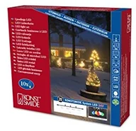 Pozostałe oświetlenie - Konstsmide 4641 503 Hightech system listew przedłużających łańcuch/ogródek piwny/na zewnątrz (IP44)/30 białych zimnych diod LED/żarówki 10 kolorowych/przezroczysty przewód (4641-503) - miniaturka - grafika 1