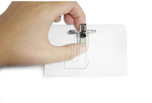 Durable Samolaminujący identyfikator z kombi-klipem 54x90 mm 25 szt. 8230-19 - Artykuły biurowe - miniaturka - grafika 3