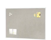 Tablice i flipcharty - AJ Tablica ogłoszeniowa z tkaniną lnianą 1200x900mm 11331 - miniaturka - grafika 1