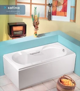 Polysan Satina 180x80 30111 - Wanny - miniaturka - grafika 2