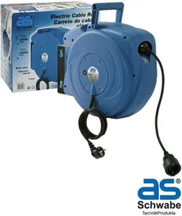 As-Schwabe Przedłuzacz bębnowy ze zwijaczem AS812611 - 15 - Przedłużacze i rozgałęźniki - miniaturka - grafika 3