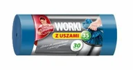 Worki na śmieci - Anna Zaradna AZ WORKI NA ŚMIECI Z USZAMI LDPE 35L 30SZT. NIEBIESKIE (AZ1-WNS-3883) - miniaturka - grafika 1