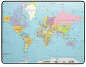 Pomoce naukowe - Durable Podkład na biurko z mapą świata 530x400 mm - miniaturka - grafika 1