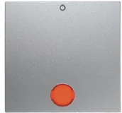 Wyłączniki światła i elektryczne - Berker HAGER POLO Sp. z o. o. / B.1/B.3/B.7 GLAS Klawisz Z CZERWONĄ SOCZE (16241404) - miniaturka - grafika 1