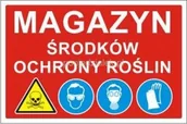 Tablice BHP - ANRO Magazyn środków ochrony roślin - miniaturka - grafika 1