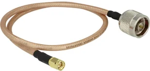 Delock Kabel N > SMA 40cm RG-142 88896 - Pozostałe akcesoria sieciowe - miniaturka - grafika 2