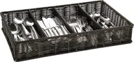 Pojemniki i kosze gastronomiczne - APS Koszyk na sztućce z Polirattanu | 530x325x90 mm 11966 - miniaturka - grafika 1