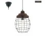 Lampy sufitowe - Eglo BAMPTON 49499 Lampa wisząca BRĄZ PATYNA a - miniaturka - grafika 1