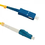Kable światłowodowe - Qoltec Qoltec Patchcord światłowodowy LC/UPC - SC/UPC | Singlemode | 9/125 | G652D | Simplex | 0.5m 54337 - miniaturka - grafika 1