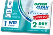 Kamery cyfrowe - akcesoria - Green Clean zestaw ściereczek dezynfekujących mokra/sucha 10 szt. C-2100-10 - miniaturka - grafika 1