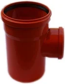 Odwodnienia, kanały i akcesoria - Poliplast Trójnik kanalizacji zewnętrznej KZ 160 X 110 / 90° - miniaturka - grafika 1