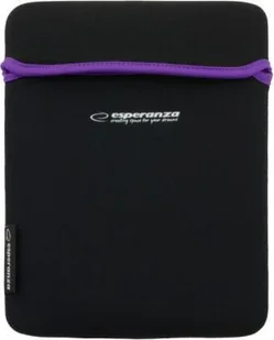 ESPERANZA Etui na Tablet 9.7 4:3 ET172V | Czarny /Fioletowy| GRUBY NEOPREN 3mm - Etui do tabletów ESPERANZA Etui na Tablet 9.7 4:3 ET172V | Czarny /Fioletowy| GRUBY NEOPREN 3mm - Etui do tabletów - miniaturka - grafika 3