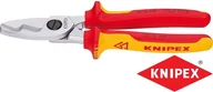 Kombinerki i obcęgi - Knipex Nożyce do cięcia kabli i przewodów, izolowane (95 16 200, 95 16 200 SB) - miniaturka - grafika 1