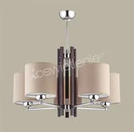 Lampy sufitowe - Jupiter BOSTON CHROM VENGE 5 zwis - Żyrandol/ lampa wisząca 5x E27 (max 60W) 127 (1270-BT5) - miniaturka - grafika 1