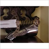 Repliki - broń - Płatnerze hiszpańscy UNIKATOWY MIECZ SIR LANCELOTA - miniaturka - grafika 1