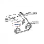 Części i akcesoria do maszyn rolniczych - CNH PAS PODSIEWACZA LAVERDA 344311123 - miniaturka - grafika 1